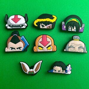 Avatar Crocs Shoe Charms Set of 8 - jibbitz Charms Anime
